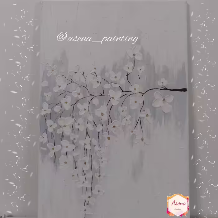 تابلو دکوراتیو برجسته شکوفه