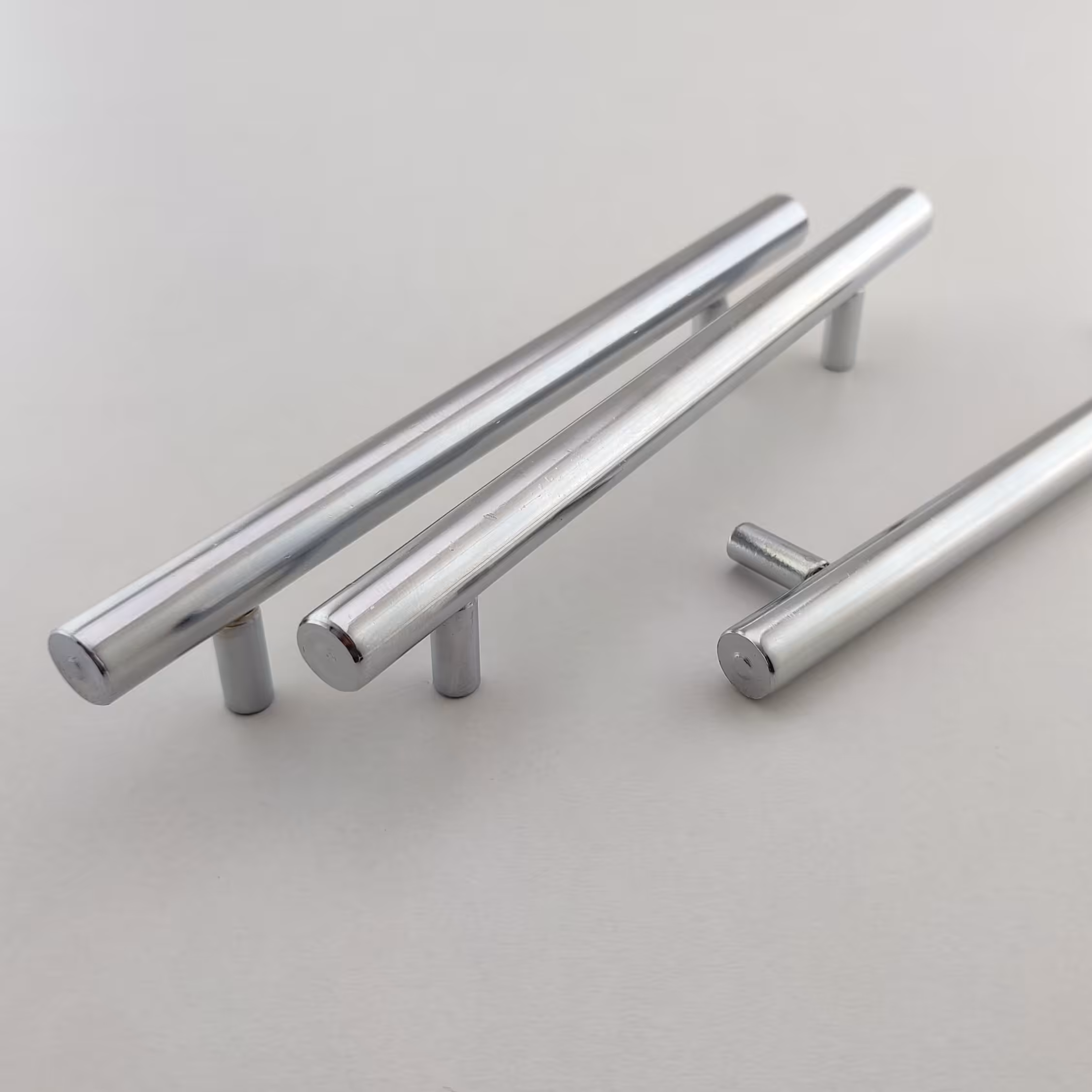 دستگیره کابینت میله ای - طول 15 سانتیمتر  - بسته 500 عددی - رنگ کروم