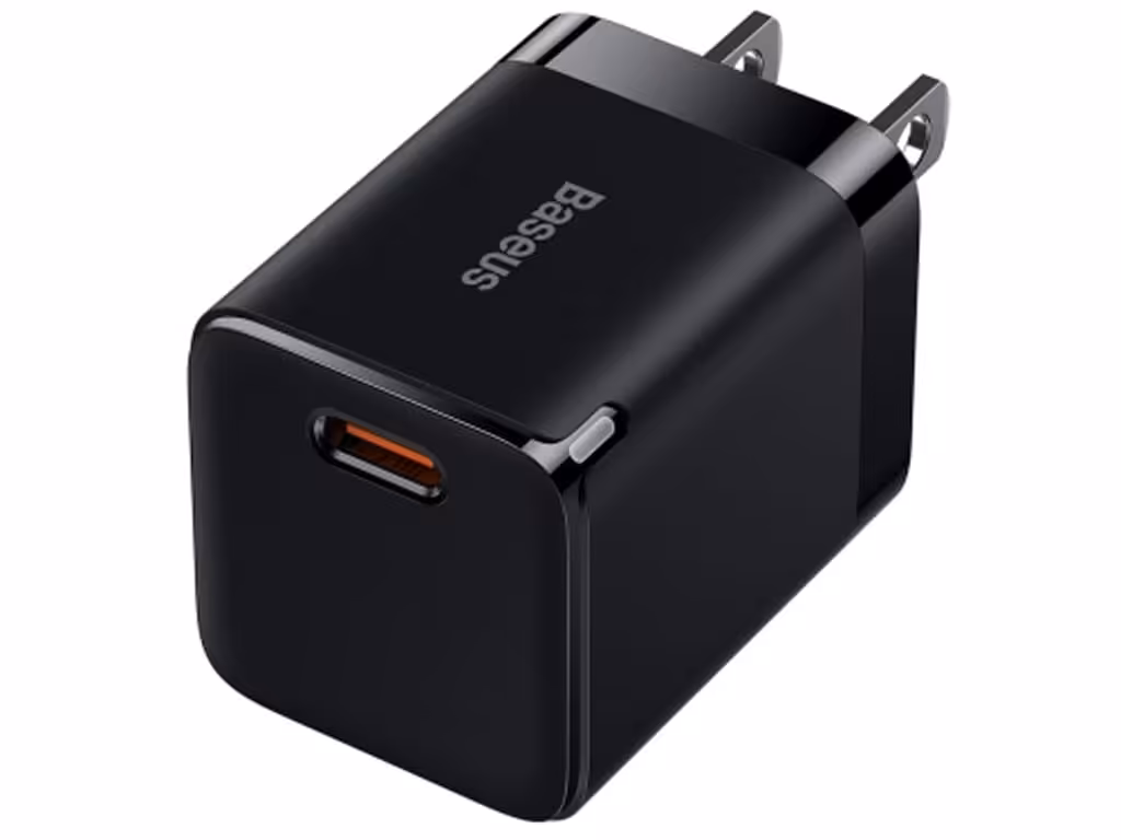 آداپتور شارژر 30 واتی فست‌شارژ بیسوس Baseus CCGN010001 GaN3 Fast Charger 1C 30W