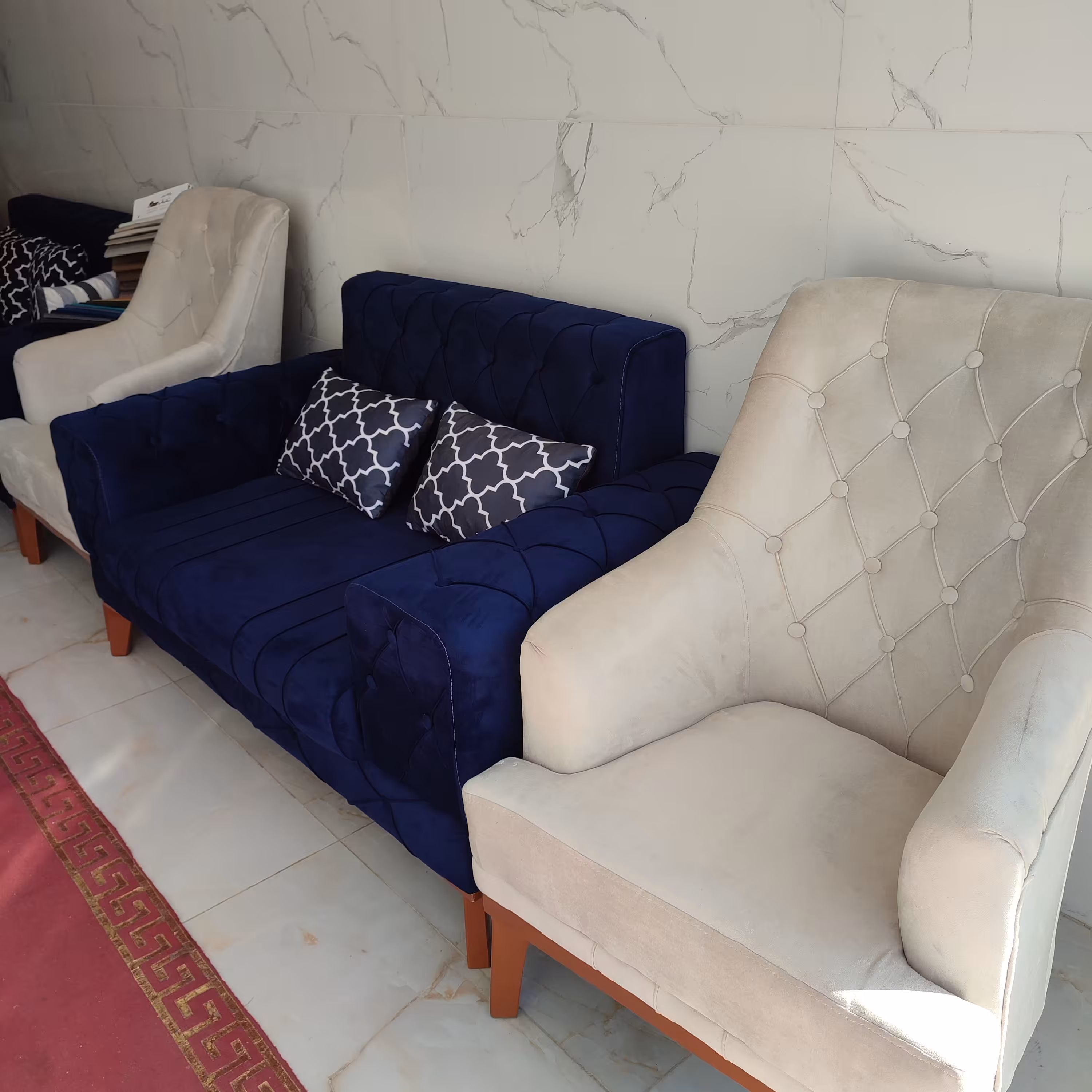 مبل راحتی چستر یونانی  بسیار زیبا