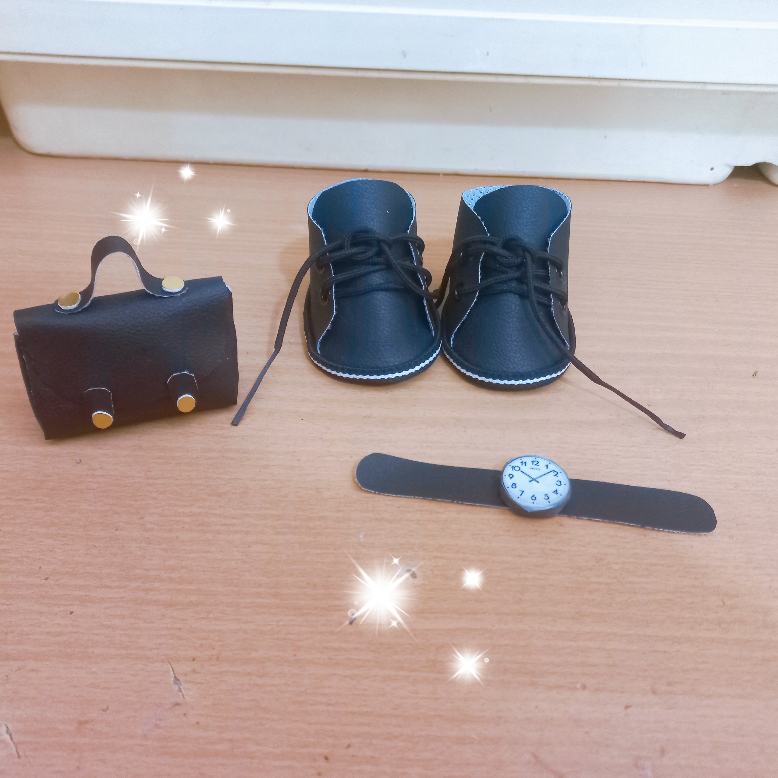 عروسک روسی ست کیف و کفش و ساعت