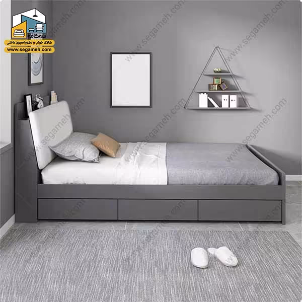 تخت خواب دونفره کد BDP37 - فروشگاه سه گامه