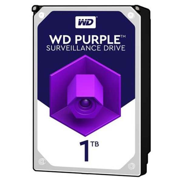هارد دیسک اینترنال وسترن دیجیتال مدل Purple ظرفیت 1 ترابایت با گارانتی شرکتی