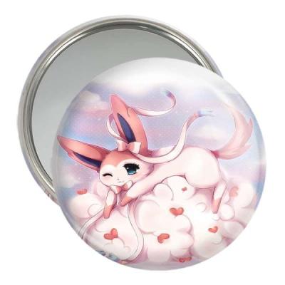 آینه جیبی خندالو مدل سیلوئون انیمه پوکمون کد 17337