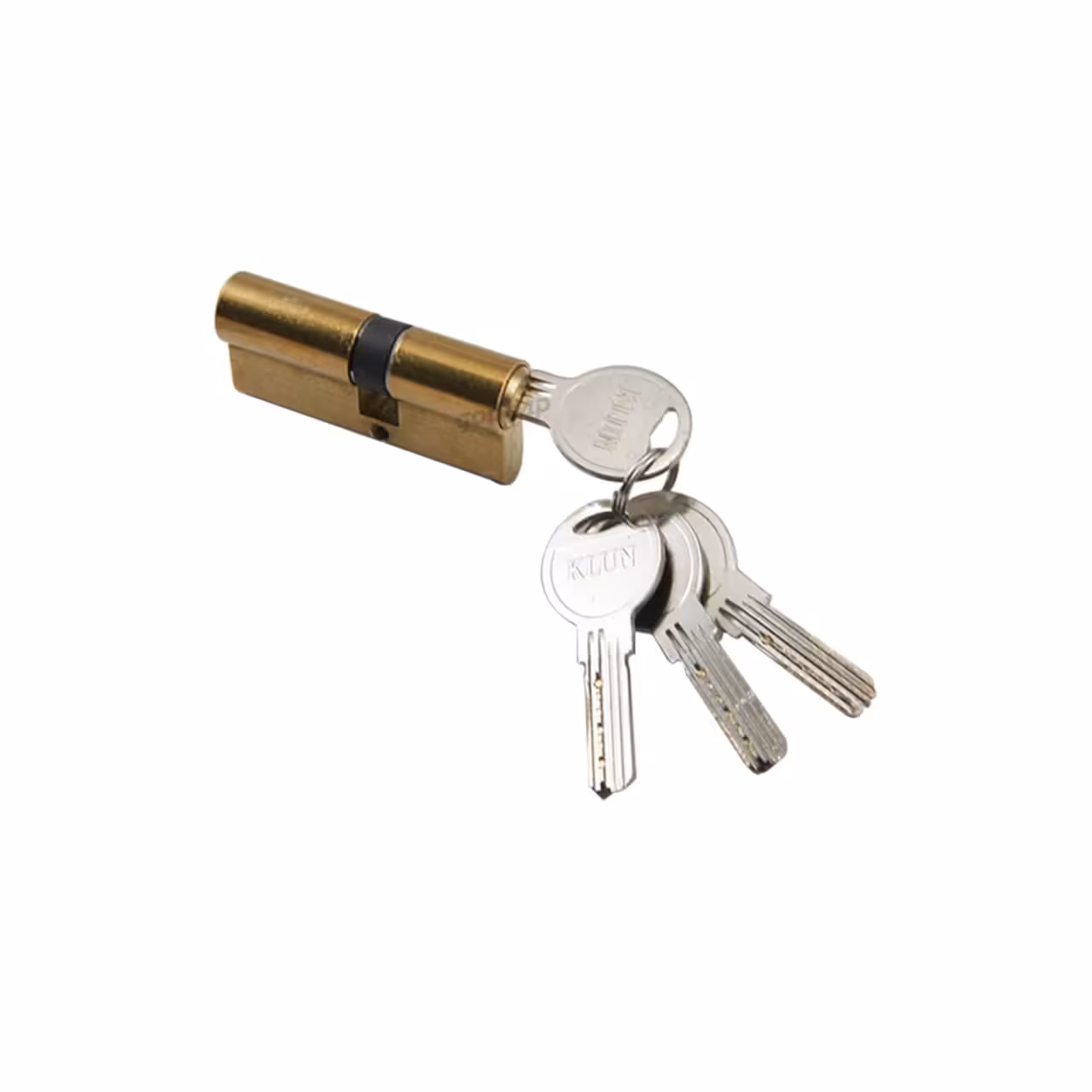 سیلندر ( مغزی ) قفل توکار 70 تمام برنجی طلایی کلون