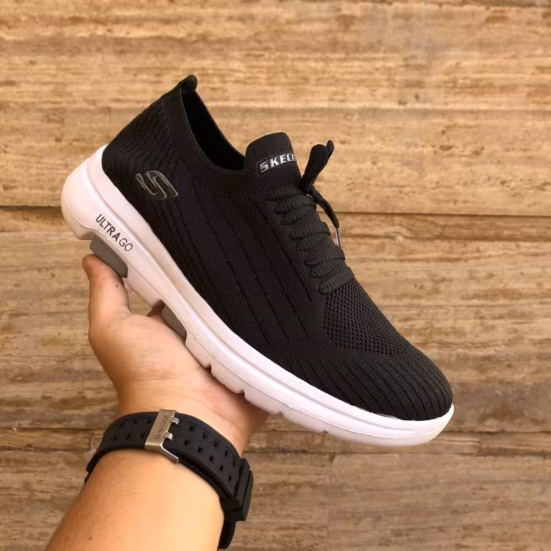 کفش اسکیچرز جورابی مشکی