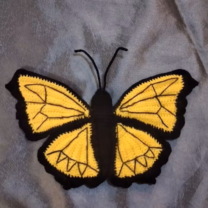 پروانه های بافتنی زیبا 