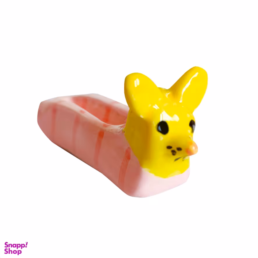 جاعودی سرامیکی مدل سگ زرد