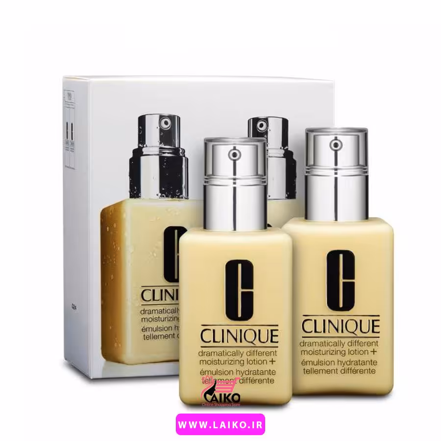 پک دوقلو ژل لوسیون پوست خشک کلینیک CLINIQUE