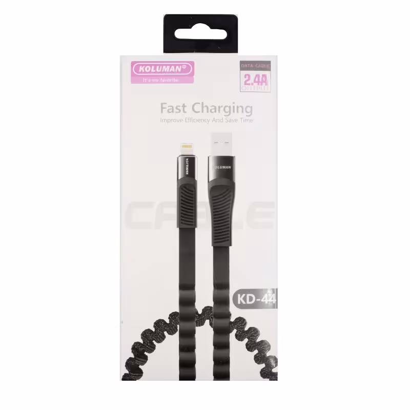 کابل تبدیل USB به USB-C کلومن مدل kd-44 طول 1 متر-مشکی