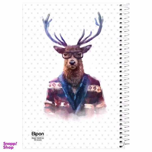 دفتر مشق 100 برگ الیپون کد 2393258