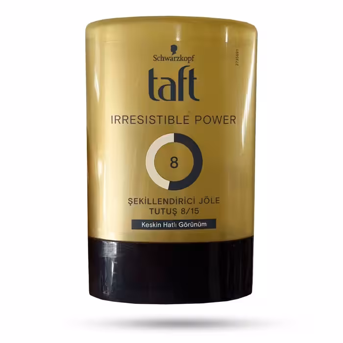ژل حالت دهنده مو تافت Taft مدل IRRESISTIBLE POWER شماره 8 حجم 300 میل