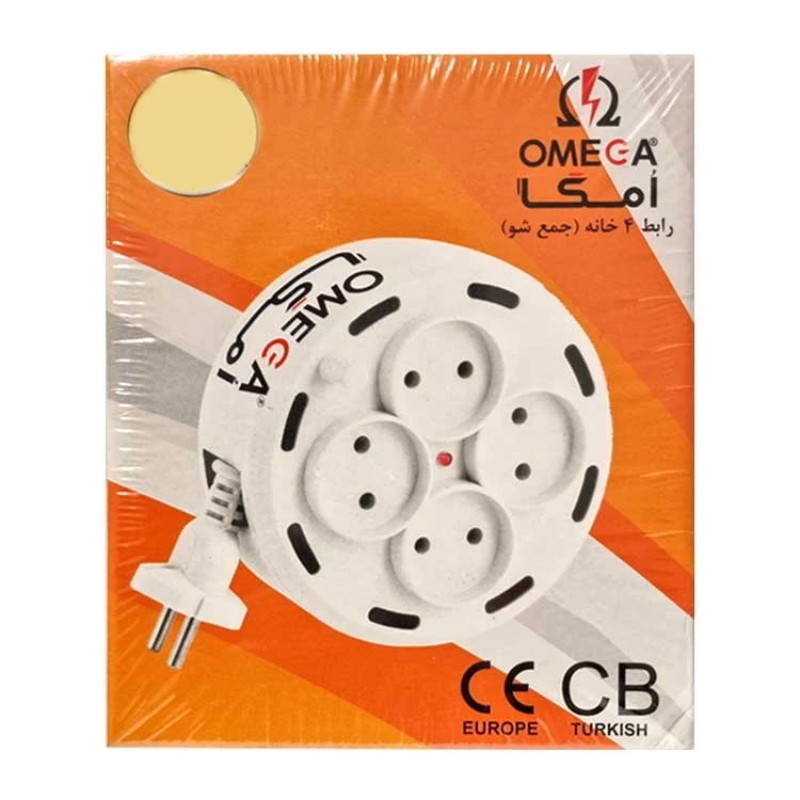 چندراهی برق خانگی با کابل جمع شونده 7 متری