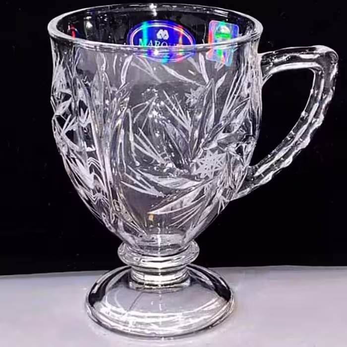 فنجان پایه بلند خورشیدی بسته 6 عددی