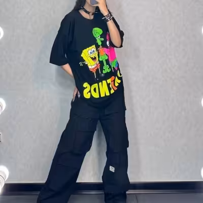 تیشرت نخ پنبه دورو باکیفیت لش پاتریک