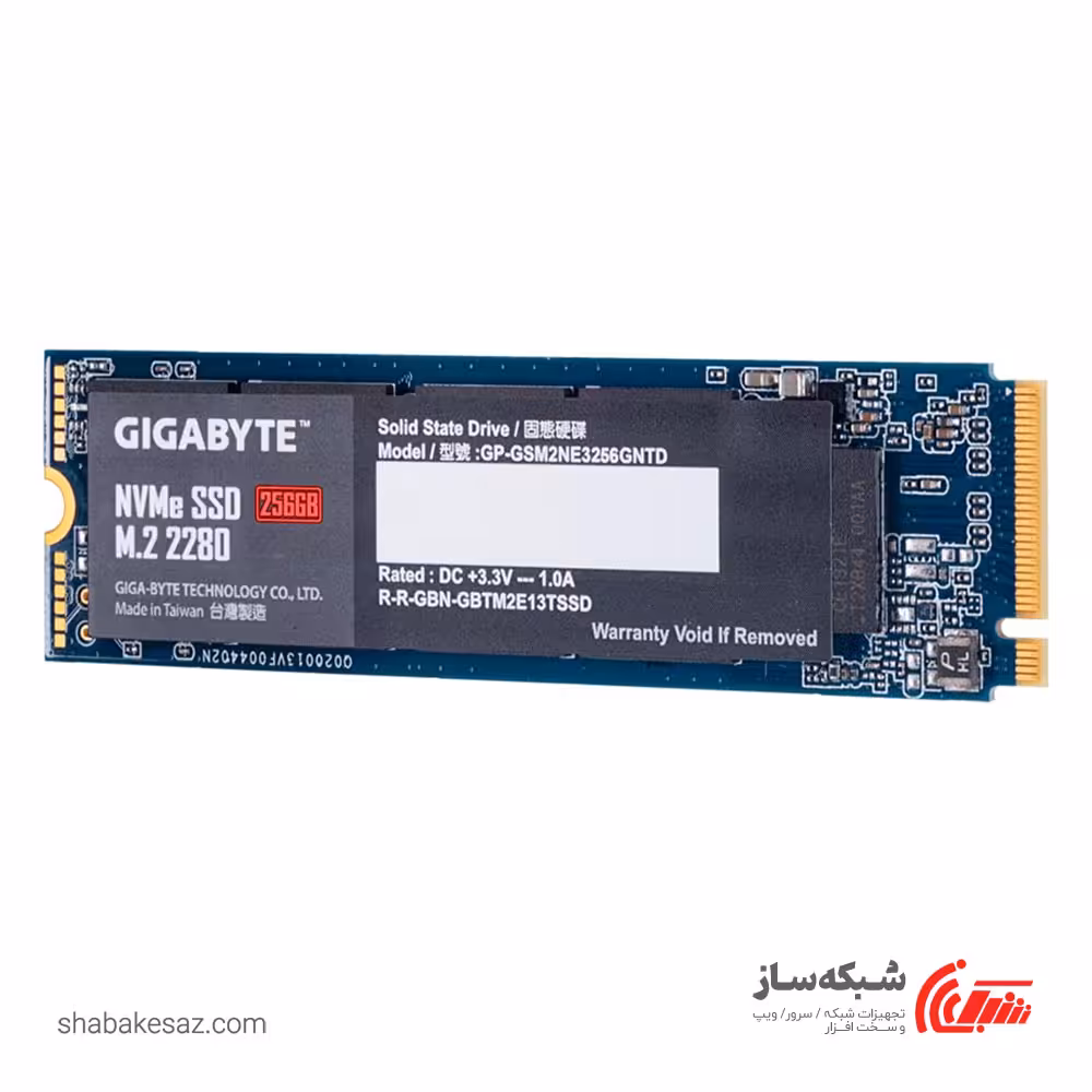 قیمت و خرید حافظه SSD گیگابایت GIGABYTE M.2 PCIe SSD 256GB اینترنال - شبکه ساز