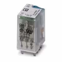 رله شیشه ای فونیکس کنتاکت دو کنتاکت 12DC و (8 پایه خطی 12 آمپر) REL-IR2/LDP-12DC/2X21