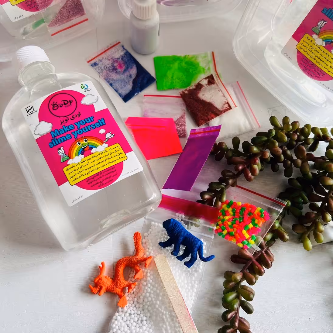 پک ساخت اسلایم
