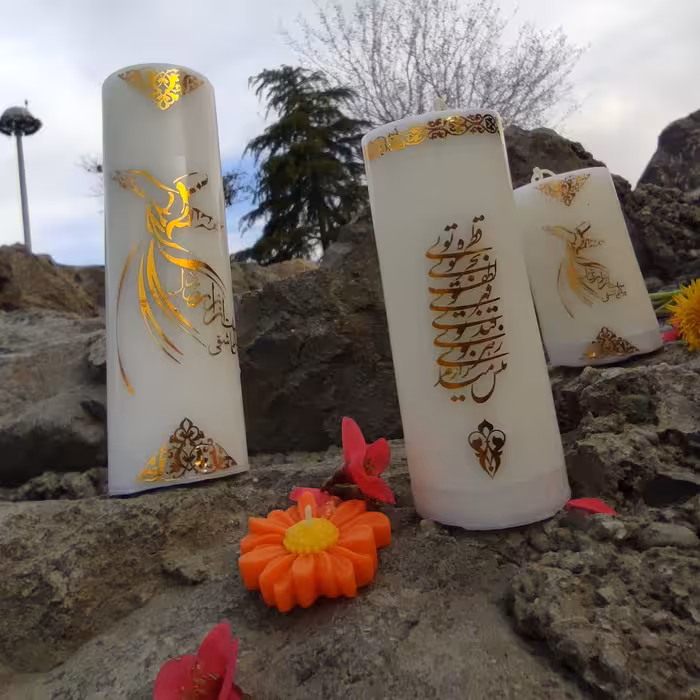 شمع دست ساز معطر 