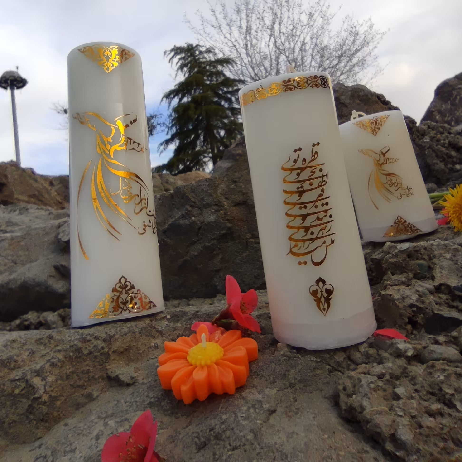 شمع دست ساز معطر 