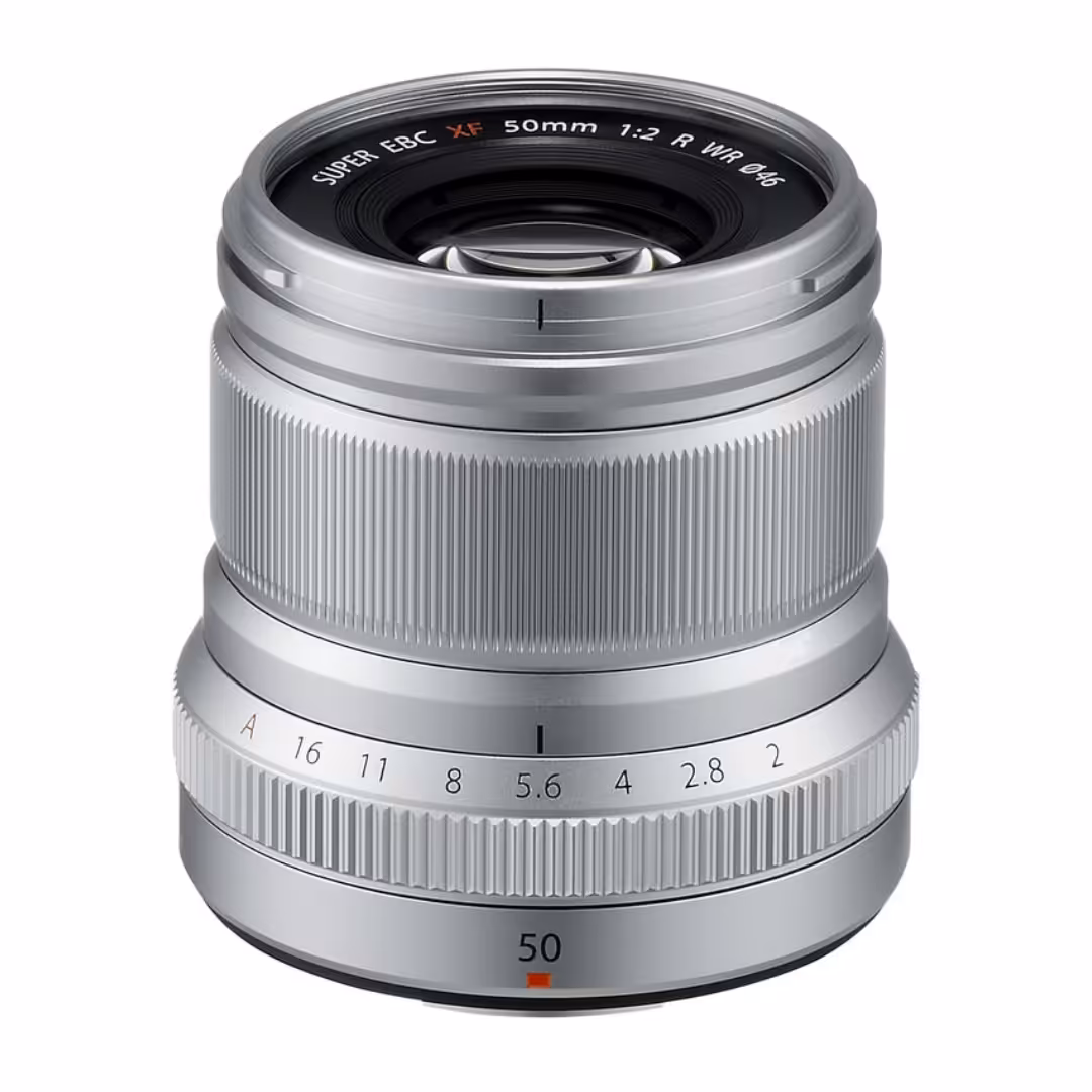 لنز فوجی فیلم FUJIFILM XF 50mm f/2 R WR Lens (Silver)