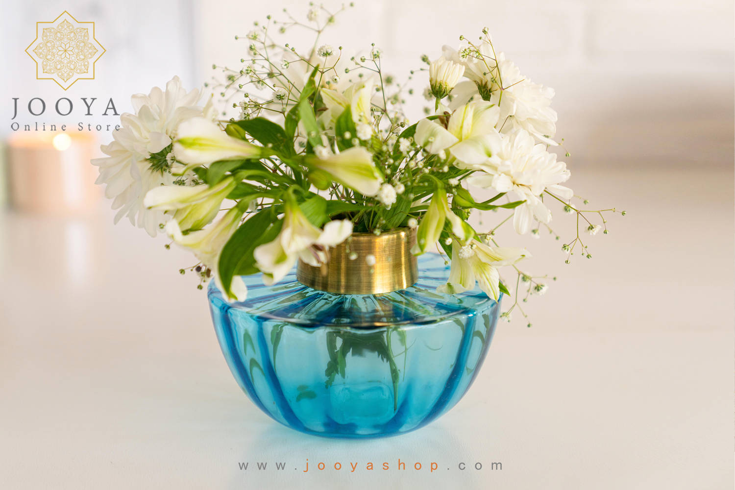 گلدان شیشه ای امیلی
