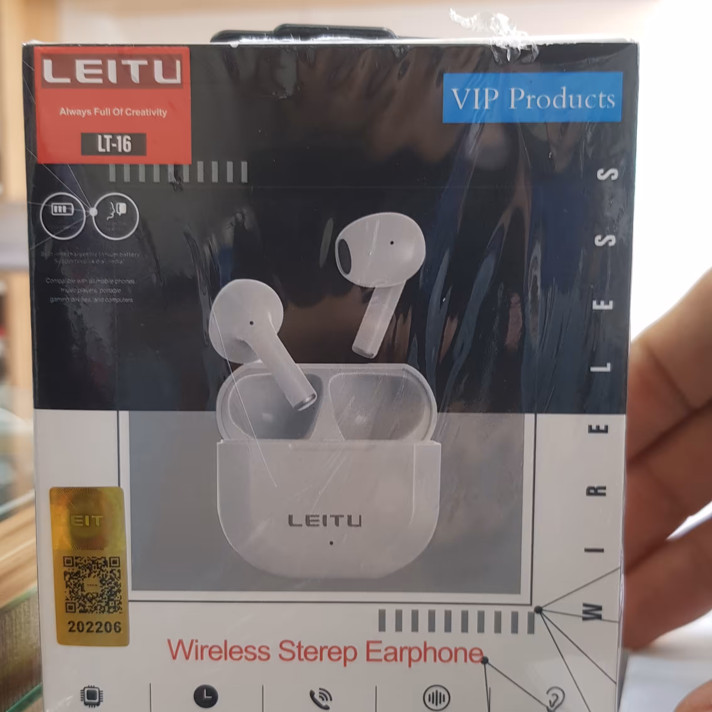 هندزفری بلوتوثی لیتو LT-16 با یکسال گارانتی تعویض