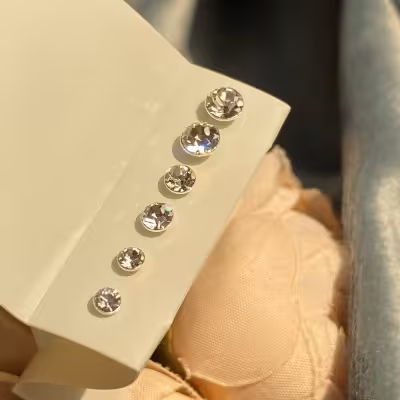 خرید و قیمت گوشواره نقره زنانه و دخترانه ترب ست زیورآلات نقره زنانه