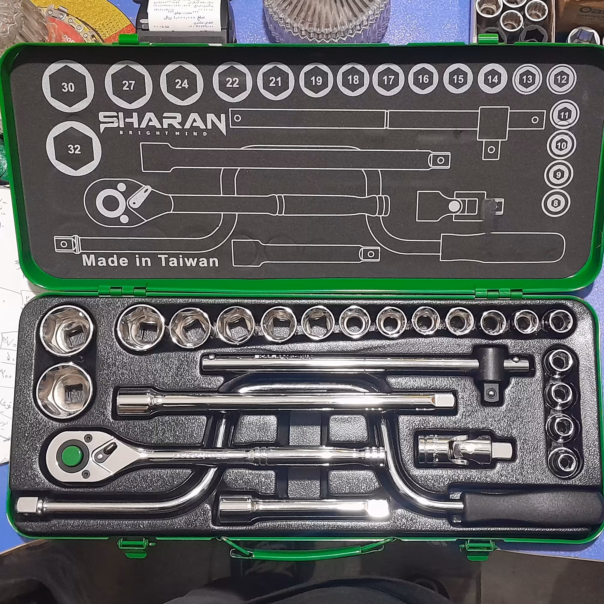 جعبه بکس با کیفیت 24 پارچه تایوانی 6 پر برند شاران SHARAN