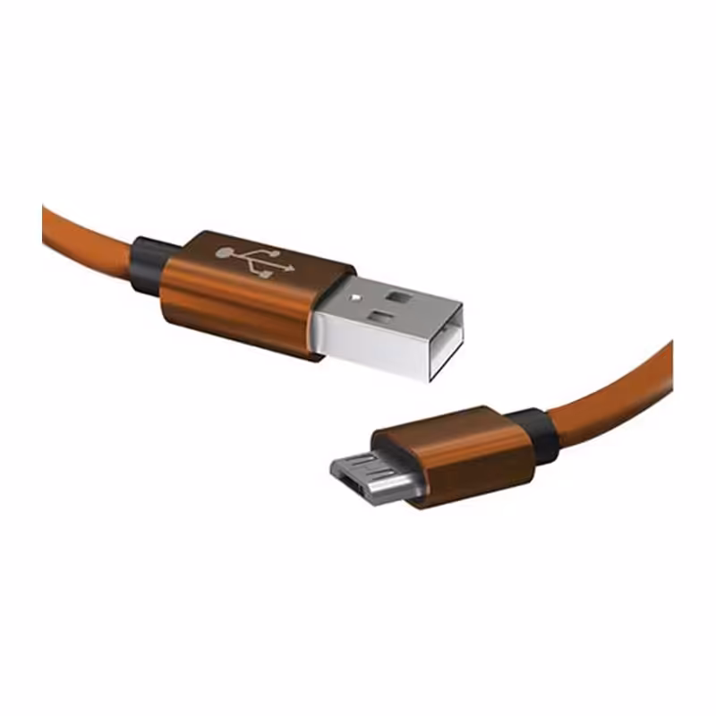 کابل پاوربانک Type-C چرمی با طول 20cm 