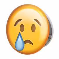 آینه جیبی خندالو طرح ایموجی Emoji مدل تاشو کد 1291