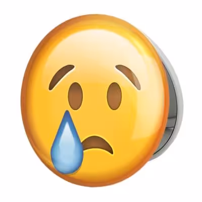 آینه جیبی خندالو طرح ایموجی Emoji مدل تاشو کد 1291