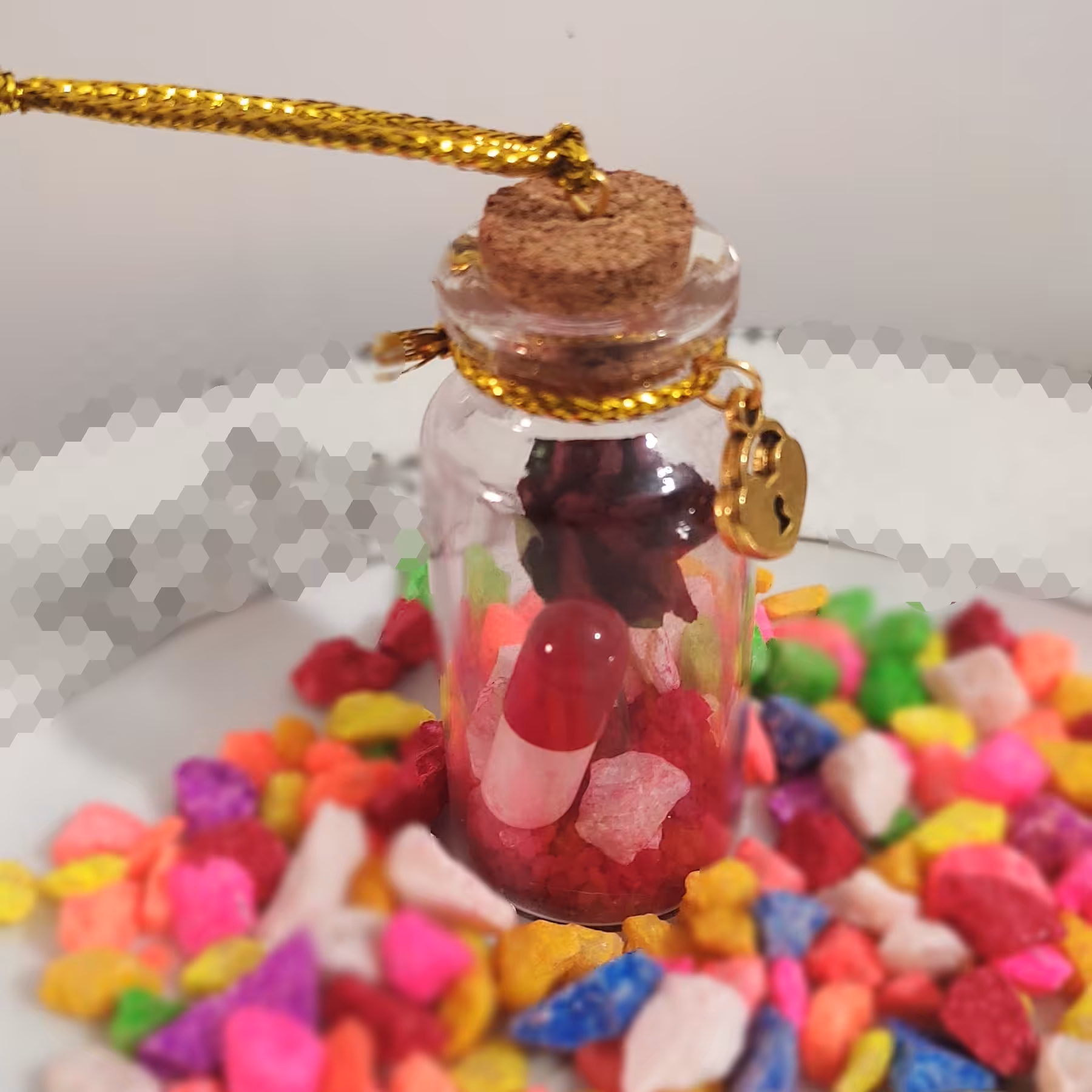 شیشه عشق طرح کپسول ولنتاین