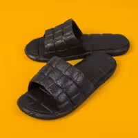 دمپایی حمام سافت  مدل 168611 رنگ مشکی سایز 40 تا 45