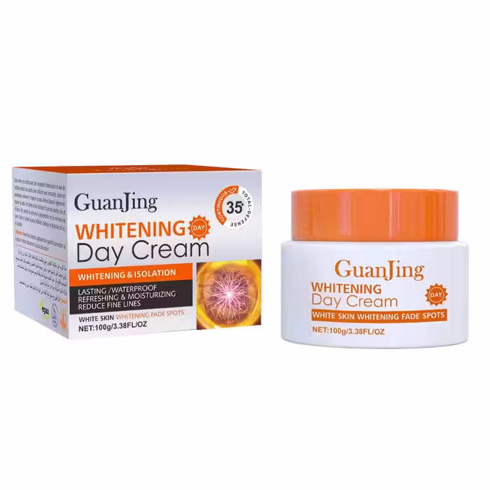 کرم پوست صورت گوانجینگ( GUANJING ) مرطوب کننده و محو کننده لکه های تیره سفید کننده کرم روز صورت 100 گرمی