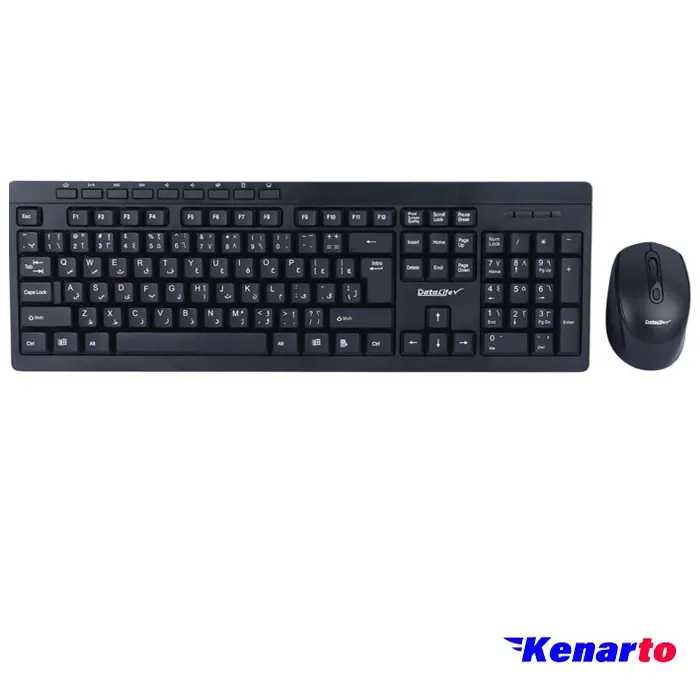 کیبورد و ماوس بی سیم دیتالایف مدل KM-W23