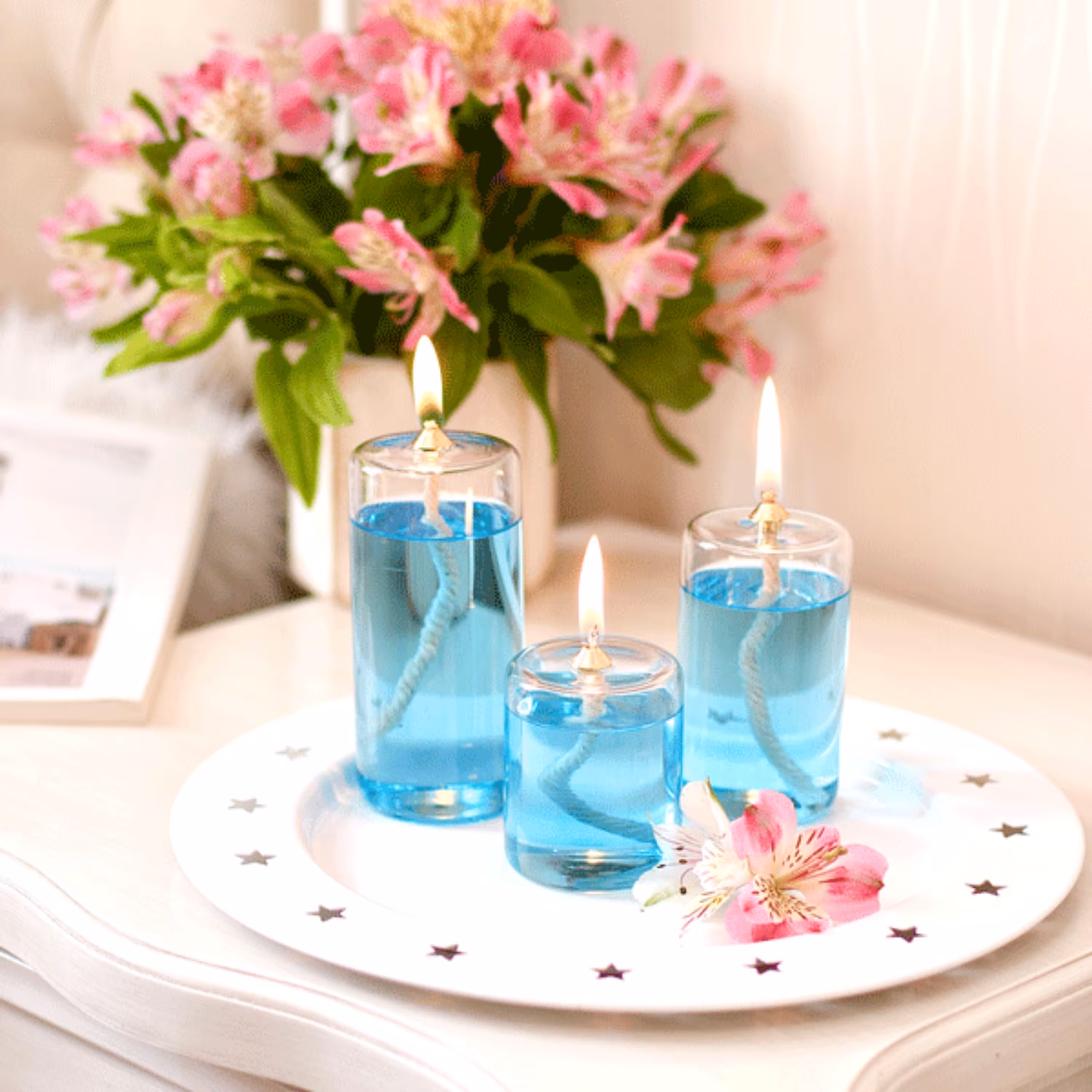 ست جاشمعی پیرکس استوانه ای قطر 60 