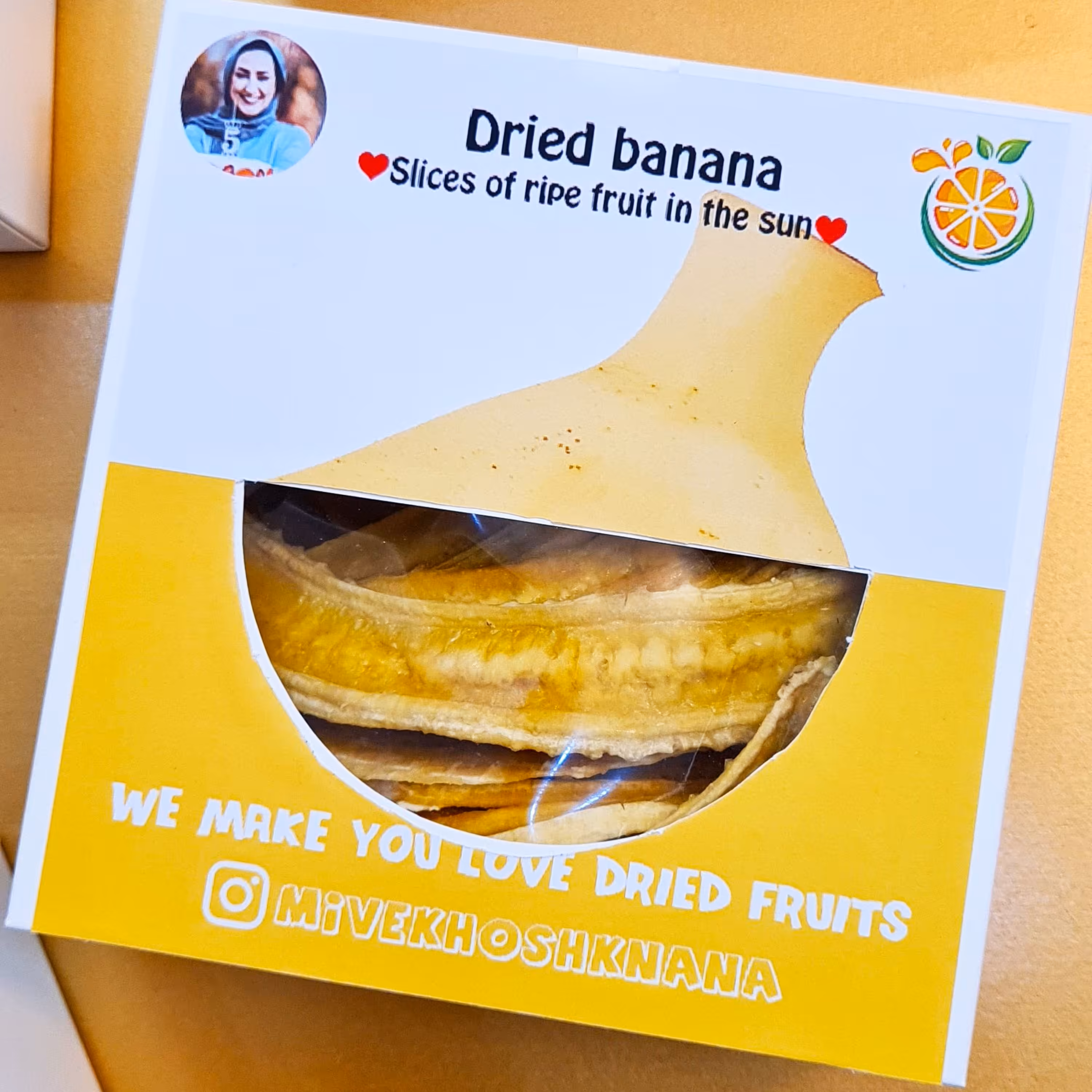 میوه خشک موز 250 گرمی نانا