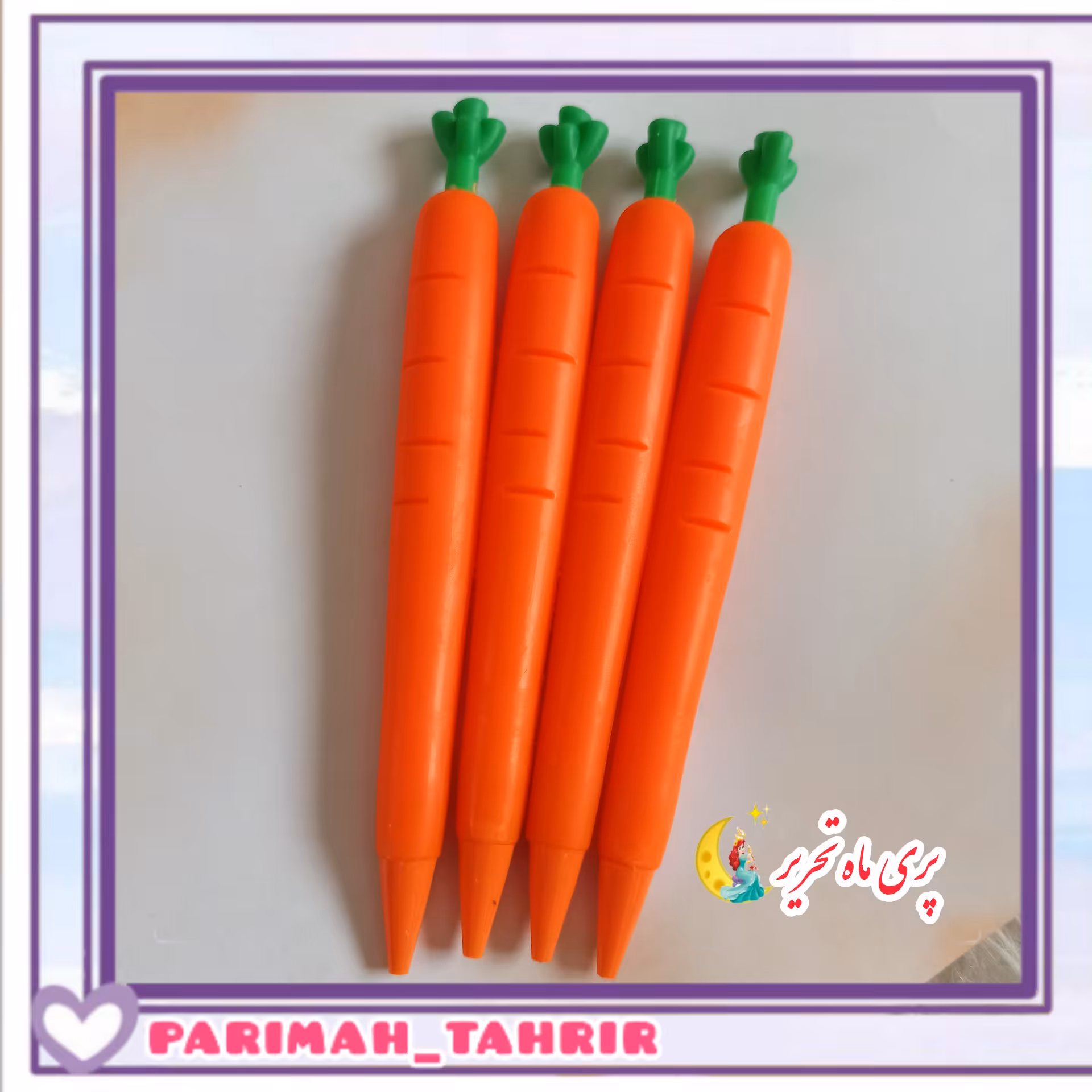 اتود هویج، طول اتود 15سانتی متر،  بسیار با کیفیت(ارسال سریع+بسته بندی شیک +اشانتیون) 