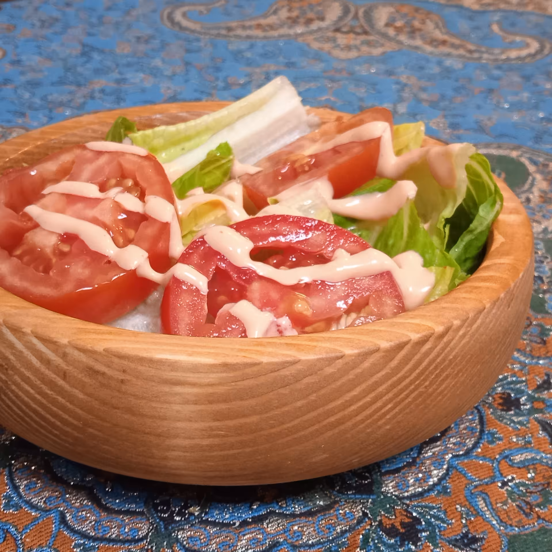 سالاد خوری چوبی