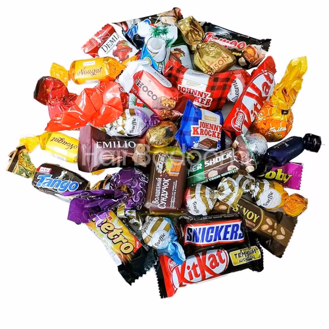 شکلات خارجی میکس سفارشی  نیم کیلویی