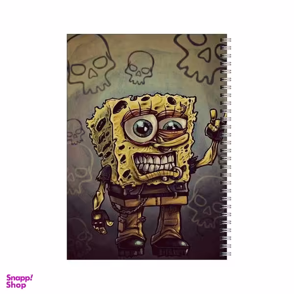 دفتر مشق 80 برگ بامبیلیپ طرح باب اسفنجی کریزی کد 8150316