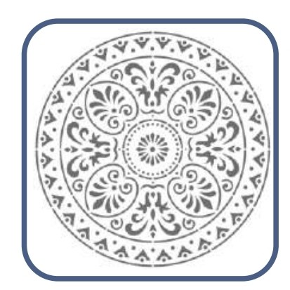 شابلون طرح پتینه دایره کد 360 ایکس سایز 40 در 60 