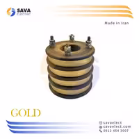 خرید اسلیپ رینگ (کلکتور) پیچ دار 4 طبقه 68*70*32 گلد ایران | ساوا الکتریک