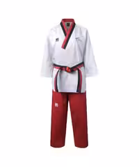 لباس تکواندو پومسه  دخترانه طرح MOTO