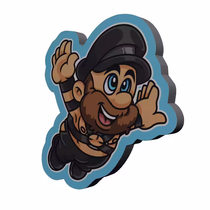 استیکر کنسول طرح کارتونی کد 588