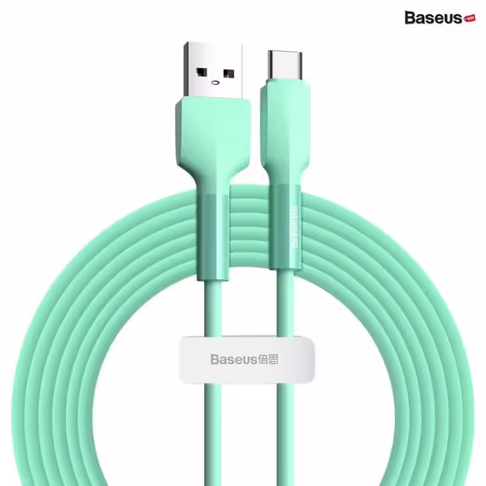 کابل شارژر Type-C باسئوس مدل Silica Gel Cable به طول 2 متر
