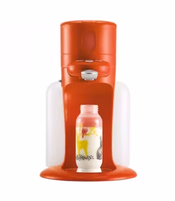 دستگاه 3کاره شیرساز، دستگاه استریل و گرمکن شیشه شیر بچه ب آ با رنگ گوجه ای Beaba Bib'expresso
