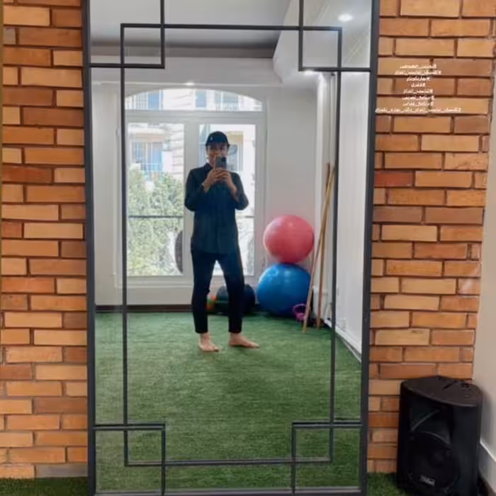 آینه قدی مستطیل طرح جدید