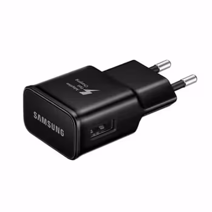 کلگی فست شارژ سامسونگ SAMSUNG اداپتور شارژر سریع سرکارتنی 15 وات 2 آمپر 9 ولت QC3 کلگی سرجعبه ای QUICK CHARGE 